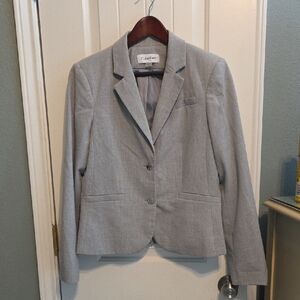 Calvin Klein Women's Light Gray Blazer